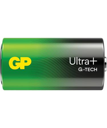 D Mono Battery GP Alkaline Ultra Plus 1.5V - Pack of 2 | Long-lasting Power for All Devices - International Shipping Available - Buy Online on GoSupps.com