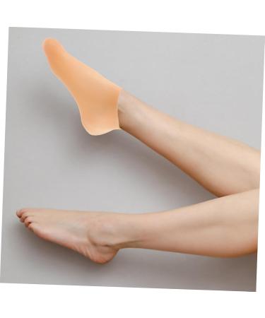 4 Pairs Exfoliating Moisturizing Socks Heel Socks for Dry Cracked feet moisturizing Socks for Cracked feet spa Socks Ladies Socks Girls moisturizing Sock Women's Gel whitening sebs - Buy Online on GoSupps.com