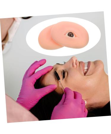 Beavorty Tools 1 pair Training Eye Model Models Boards Makeup Skin Silicone Eyebrow Practice Eyeshadow 7.70X5.50X2.00CM As Shown - Buy Online on GoSupps.com
