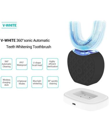Upgrade Ultrasonic Toothbrush 360 Automatic Ultrasonic Electric Toothbrush Whitening Instrument - Buy Online on GoSupps.com