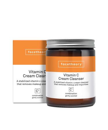 Facetheory Vitamin C Cream Cleanser C1 with Stabilised Vitamin C | Vitamin C Facial Cleanser | Gentle Facial Cleanser | Moisturizing Facial Cleanser| 170ml (5.7 Fl Oz)