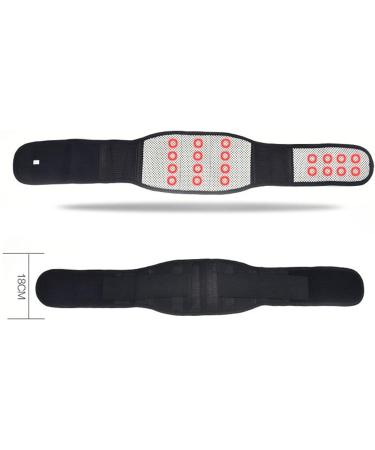 Buy Back Support Magnetic Field Therapy Turmaline Self-Heating Waist Belt for Pain Relief - Adjustable Lumbar Support for Men & Women | International Shipping Available - Buy Online on GoSupps.com