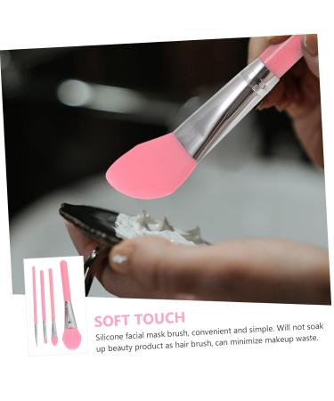 FRCOLOR 8 Pcs Silicone Face & Body Mask Brush Set - Premium Applicator for Facial Mud & Body Butter - Pink Beauty Tools for Women - Buy Online on GoSupps.com
