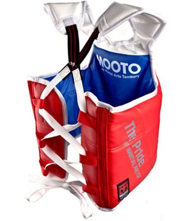 Mooto Korea Taekwondo Reversible Chest Guard - Approved Protector Gear for MMA, UFC, Martial Arts - Kickboxing Gym School - Buy Online on GoSupps.com