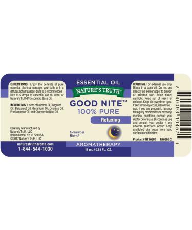 Natures Truth Aromatherapy Essential Oil, 100% Pure, Bergamot - 0.51 fl oz