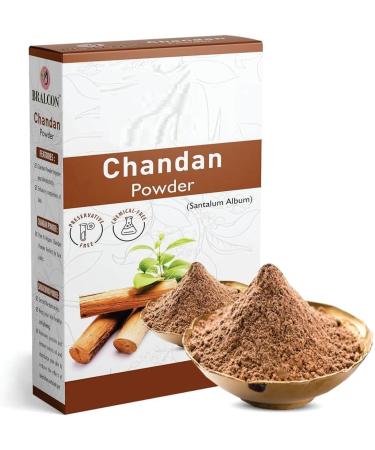 Organic Chandan Powder- 100g | Santalum Album| Original Chandan Powder For Face Masks Facials and Skin Care| 100% Pure & Natural Sandalwood Powder Face Pack for Glowing skin - Buy Online on GoSupps.com
