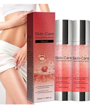 1/2/3Pcs B-Glossy Smoothing Body Serum Body Smoothing Serum for Silky Smooth Skin Smoothing Body Serum for Body Shaping and Cellulite Reduction Deep Moisturising Cream for Dry Heavy Body Skin Care 100ml/3.38fl.oz (2 Bottle)