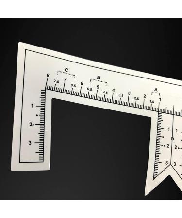 Disposable Adhesive Eyebrow Ruler Sticker 50pcs/pack - Brow Mapping & Microblading Tool - Buy Online on GoSupps.com
