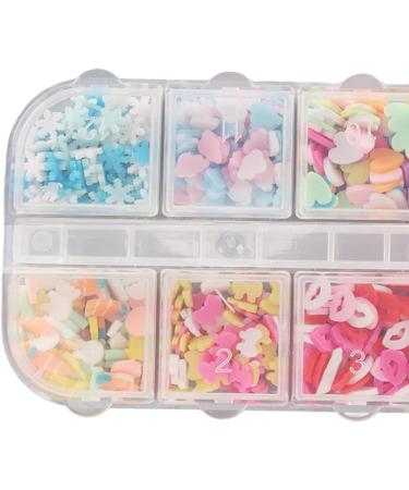 3D Cute Nail Charms Nail Glitter Charm Ornaments Nail Art Decorations Glitter Accessories for DIY Craft Nail Art Design Manicure Decor - Buy Online on GoSupps.com