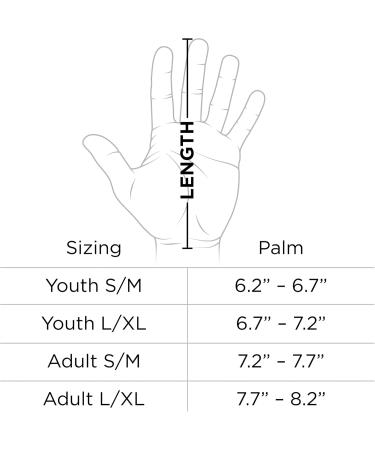 Buy Cutters Gameday Football Gloves - Ultra Sticky Grip for Youth & Adults (L/XL Black) - Perfect for Any Game! - Buy Online on GoSupps.com