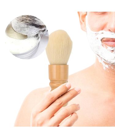 Men's Shaving Brush | Nylon Hair Beard Brush for Facial Foaming & Trimming - International Shipping Available - Buy Online on GoSupps.com