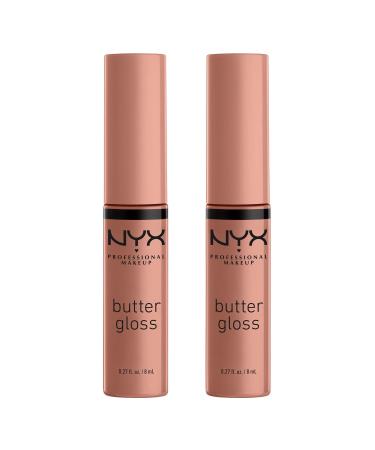 NYX Professional Make Up Butter Gloss Non-Sticky Lip Gloss Madeleine Duo Pack Madeleine Duo - Buy Online on GoSupps.com