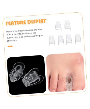 Healeved Nail Gel - 3 Pairs Splitter Thumb Protector Silicone Pedicure Tools - Buy Online on GoSupps.com