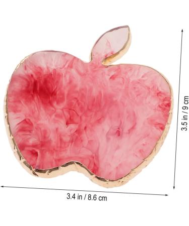 Didiseaon 1Pc Manicure Nail Nail Art Palettes Nail Art Nails Color Plate Resin Tools Makeup Palette Resin Nail Art Artist Mixing Palette Red Toning Nail Piece - Buy Online on GoSupps.com