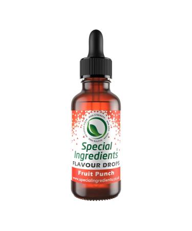 Fruit Punch Flavour Drop 30ml Highly Concentrated Versatile Food Flavouring - Vegan Non GMO Gluten Free Fruit Punch 30ml