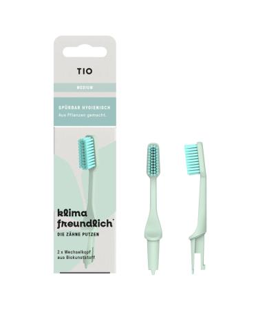 TIOBRUSH interchangeable head medium - sorted blue|green color selection not possible (4)