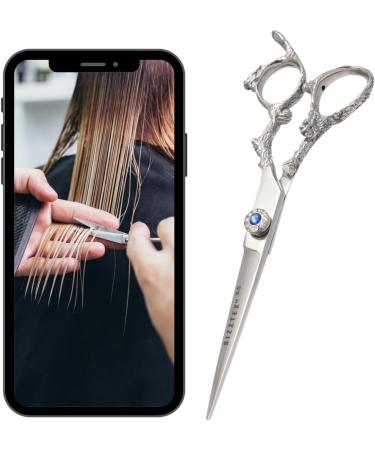 Sizztex Hairdressers Cutting Scissors Gift Set Japanese Stainless Steel Professional Haircut Shears Offset Handle for Salon Barber Stylists Beautician Women/Men/Kids Pets Samurai Dragon Scissors. - Buy Online on GoSupps.com