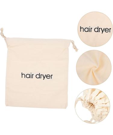 SKISUNO Travel Blow Dryer Cover Travel Guest Storage Blow Bag Organizer Dryer Canvas Portable Beige For Room by Draw Modeling 33x30cm Beige - Buy Online on GoSupps.com