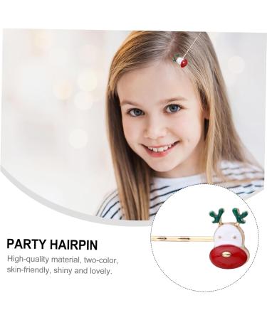 VINTORKY 3 Christmas Hair Clips Girls Bobby Barrettes Snowman Hair Barrettes Bobby Kids Party Clips Xmas Hair Clips Hair Clips for Girls Party Hairpin Headgear Child Metal Cute - Buy Online on GoSupps.com