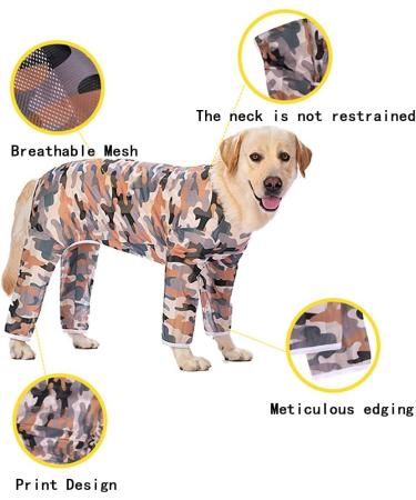Dog Cooling Clothes Breathable Mesh Cooling Pajamas for Dogs Sunscreen Cooling Dogs Four-Legged Jumpsuit Costumes for Medium and Large Dogs Indoor Outdoor (5XL Blue sheep) 5XL Blue sheep - Buy Online on GoSupps.com