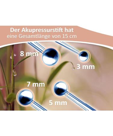 Acupressure Pen Set - Titanium & Stainless Steel Meridian Massage Pens | 2-Part Acupuncture Tools for Pain Relief - Buy Online on GoSupps.com