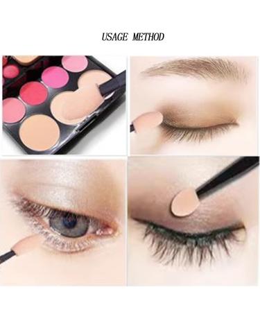 Disposable Double Head Latex Eye Shadow Brushes - 50 Pack Dual-Sided Applicators with Storage Box | Beauty Tools for Flawless Makeup - Buy Online on GoSupps.com