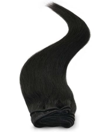 Yaki Silky Weave Jet Black (1) 18" Human Hair Extensions - Buy Online on GoSupps.com