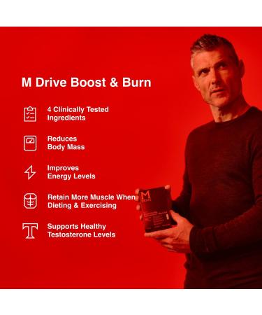 Mdrive Boost and Burn Testosterone Support Supplement with Zinc, KSM-66 Ashwagandha, Advantra Z, 120 Capsules 120 Count (Pack of 1) - Buy Online on GoSupps.com