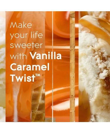 Glade Scented Candle Vanilla Caramel Twist Air Freshener Infused with Essential Oils 3-Wick Candle 1 Count - Buy Online on GoSupps.com