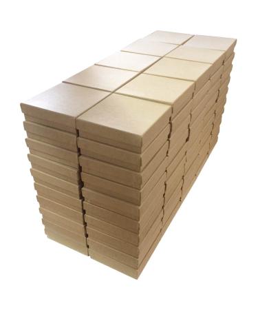 Kraft Cotton Filled Jewelry Box 33 (Case of 100) (Original Version)