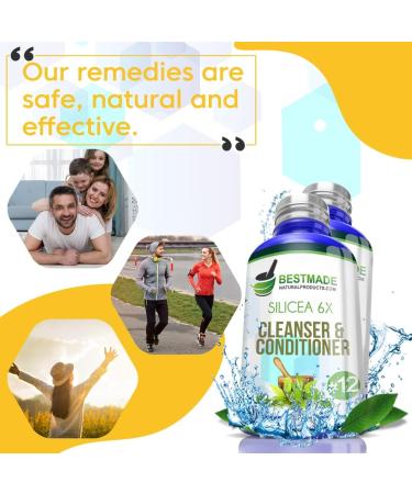 Buy Silicea 6X Cleanser & Conditioner - Hair Skin & Nail Nutrient for Pimples Boils Ulcers | Fast Healing & Digestive Support - 300 Pellets International Shipping Available - Buy Online on GoSupps.com