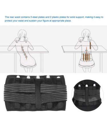 Back Support Lumbar Belt | Relief for Low Back Pain & Injury Prevention | Adjustable & Breathable Mesh Panels (L - Buy Online on GoSupps.com