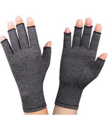 Buy Cotton Compression Arthritis Gloves | Breathable Nonslip Fingerless Support for Carpal Tunnel Relief - Buy Online on GoSupps.com