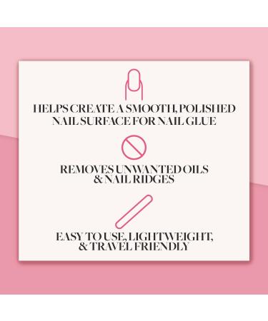 Glamnetic 7-in-1 Nail Buffer | All-in-One Nail Buffing Block for Filing Shaping & Polishing | Lightweight & Easy to Use | Perfect for Manicure & Pedicure - Buy Online on GoSupps.com