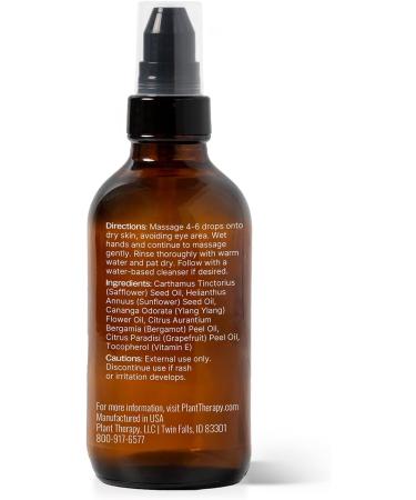 Plant Therapy Balancing Pre-Cleanse Oil 4 oz Gentle Oil Facial Cleanser for Normal to Dry Skin Removes Makeup Dirt and Impurities - Buy Online on GoSupps.com