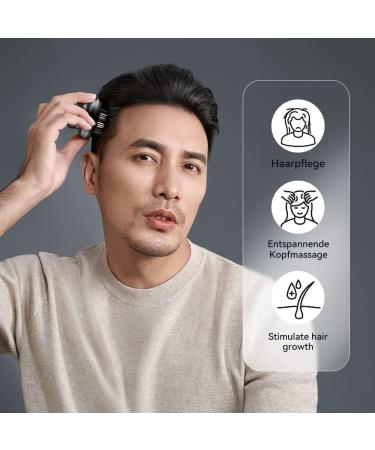 2-in-1 Scalp Massager & Hair Applicator Bottle - Kimairay Root Comb for Hair Treatment & Essential Oils - Black - Buy Online on GoSupps.com