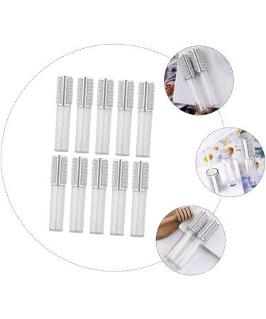 Angoily Lot de 10 Tubes de Gloss L vres Rechargeables en Verre 5 Ml Flacons Vides Ronds pour Soin des L vres Nacr Contenant L ger et Portable pour Maquillage et DIY - Buy Online on GoSupps.com