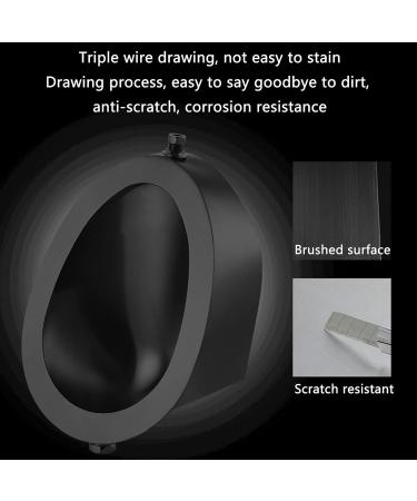 Household Items Men's Urinal Trough Commercial Washout Urinal Intelligent Touchless Stainless Steel Urinal Black Bathroom Wall Mounted Urinal Toilet Accessory for Home - Buy Online on GoSupps.com
