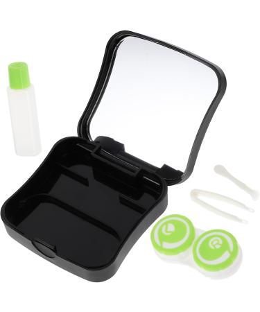 Partykindom Cute Animal Eye Care Set: 2-in-1 Container & Holder for Glasses & Contact Lenses - Clear Stand & Case - Buy Online on GoSupps.com