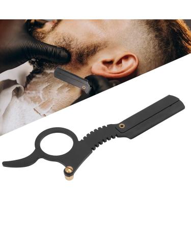 Barber Finger Razor Straight Edge Razor Wave Texture Easy Operation Surface Smooth for Hair Salon for Home