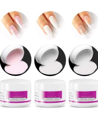 Professional Acrylic Powder & Liquid Set - 12PCs Glitter Acrylic Nail Art Kit | DIY Nail Supplies - Buy Online on GoSupps.com