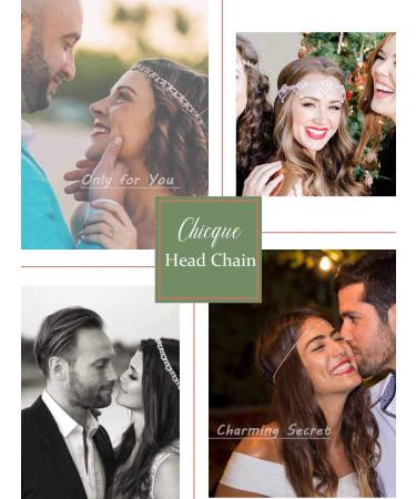 Chicque Boho Black Head Chain Hair Jewelry for Women - Tassel Wedding & Festival Accessories - Buy Online on GoSupps.com