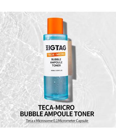 Hydrating Toner for Face - Korean Skin Care | Micro Bubble Ampoule with Teca Zinc & PHA - 100ml - Buy Online on GoSupps.com