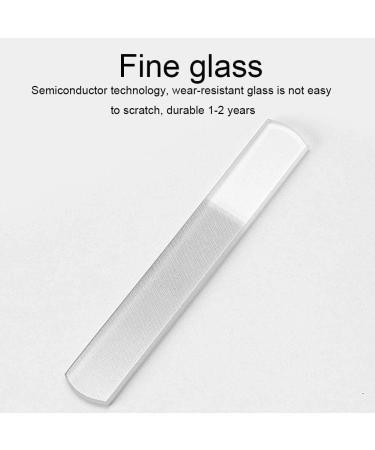 Manicure Fingernail Files Professional Glass Dead Skin Remover Nail File Buffer Polisher Manicure Tool Professional Nail Polish Art Salon ToolDeft Processed - Buy Online on GoSupps.com