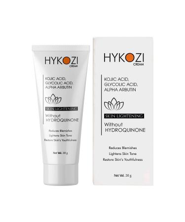 Glamzy Hykozi Non Hydroquinone Skin Lightening Cream 20 GM Tube