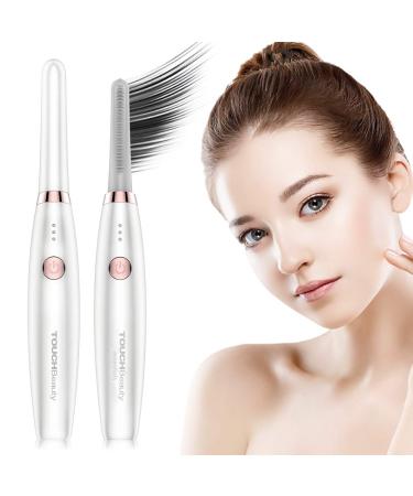 Heated Eyelash Curler TOUCHBeauty Electric Heated Eyelash Curler Professional Eyelash Curler Portable Electric Makeup Eye Lashes Brush AG-1859W (Update Version)