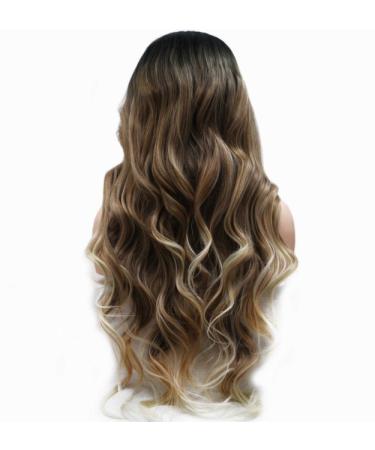 Buy BGHJUE Synthetic Wig with Bangs for Women - Realistic Brown Long Roll Hair | International Shipping Available - Buy Online on GoSupps.com