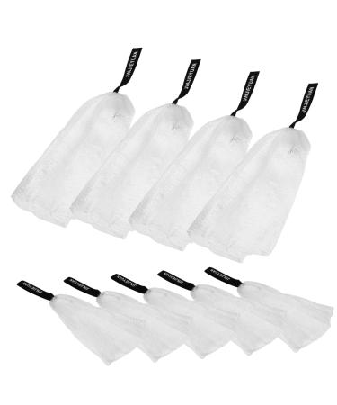 Baluue 60 Pcs Double Layer Foaming Sponge Making Meshes Soap Holders Soap Receive Pouch Pe