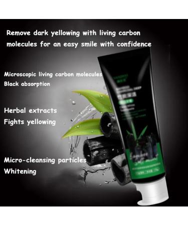 SOCLING Bamboo Charcoal Toothpaste Yanjiayi Bamboo Charcoal Deep Toothpaste Activated Charcoal Toothpaste Natural Bamboo Charcoal Deep Toothpaste Clean White - Buy Online on GoSupps.com