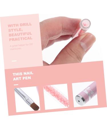 FRCOLOR nail art pen light pen nail art drawing pens nail pens nail liner nail art point drill drawing brush pen nail gel Nail Painting Tool Metal manicure drawing tool - Buy Online on GoSupps.com